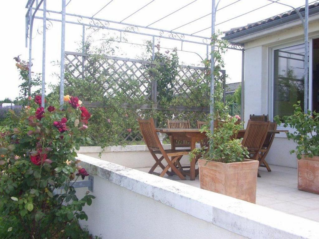 Chambres D'Hotes L'En Haut Des Vignes Mérignac Exteriör bild